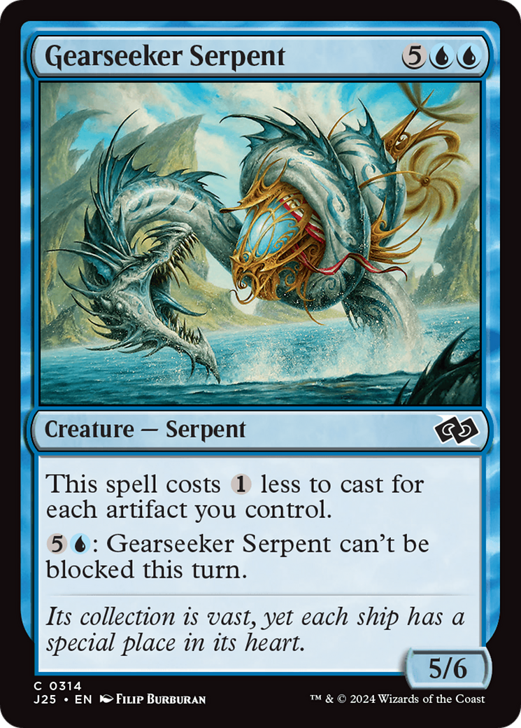 Gearseeker Serpent [Foundations Jumpstart] | Good Games North