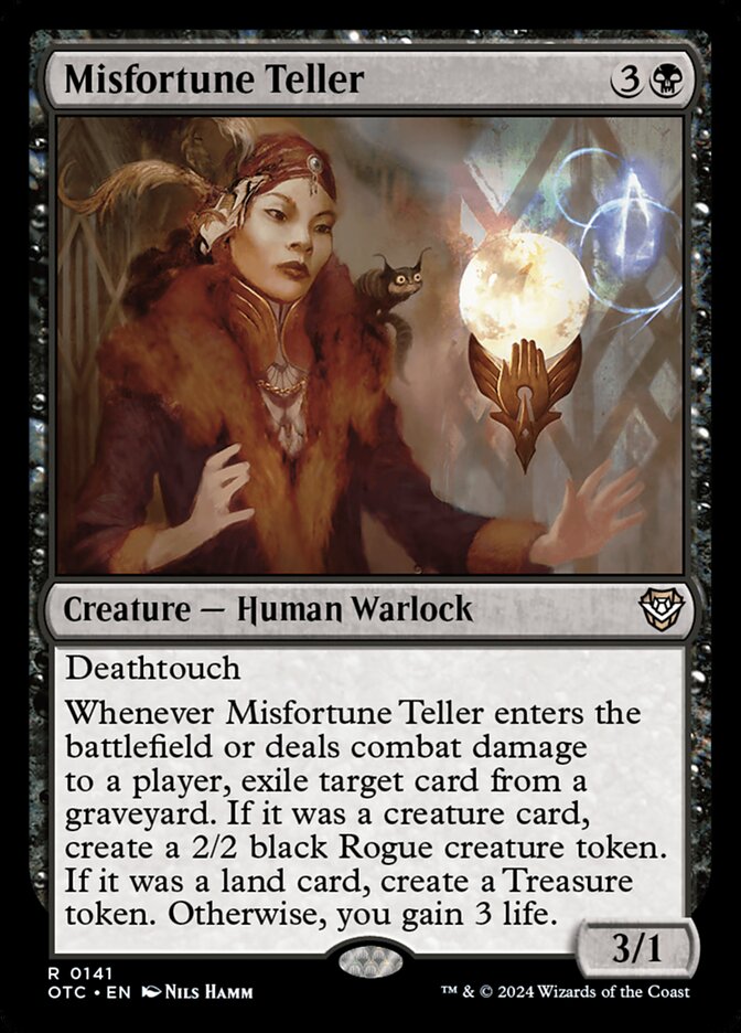 Misfortune Teller 141/342 (Commander: Outlaws of Thunder Junction)  | Good Games North