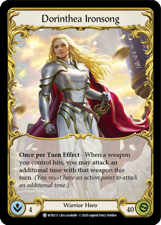 Anothos // Dorinthea Ironsong [U-WTR040 // U-WTR113] (Welcome to Rathe Unlimited)  Unlimited Normal | Good Games North