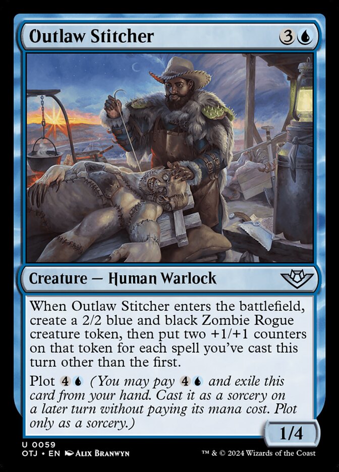 Outlaw Stitcher 59/286 (Outlaws of Thunder Junction)  - Foil | Good Games North
