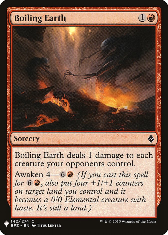 Boiling Earth [Mystery Booster] | Good Games North