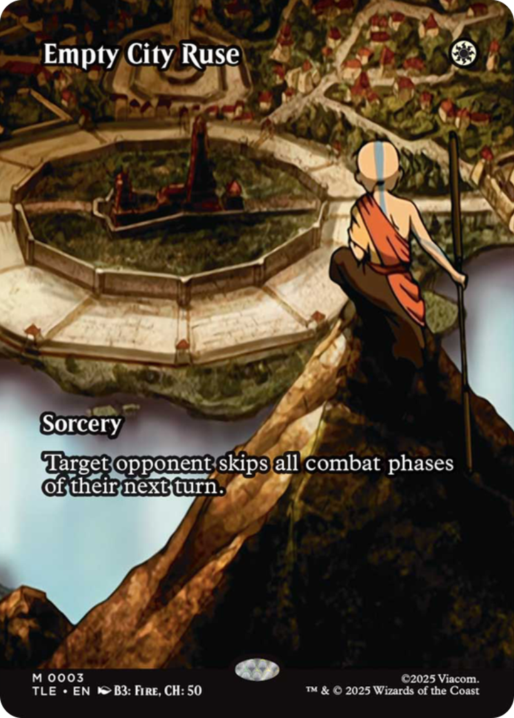 Empty City Ruse (Borderless) [Avatar: The Last Airbender: Eternal-Legal] | Good Games North
