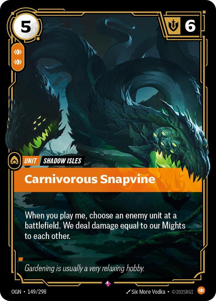 Carnivorous Snapvine 149/298 (Origins)  - Foil | Good Games North
