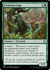 Evolution Sage [Phyrexia: All Will Be One Commander] | Good Games North