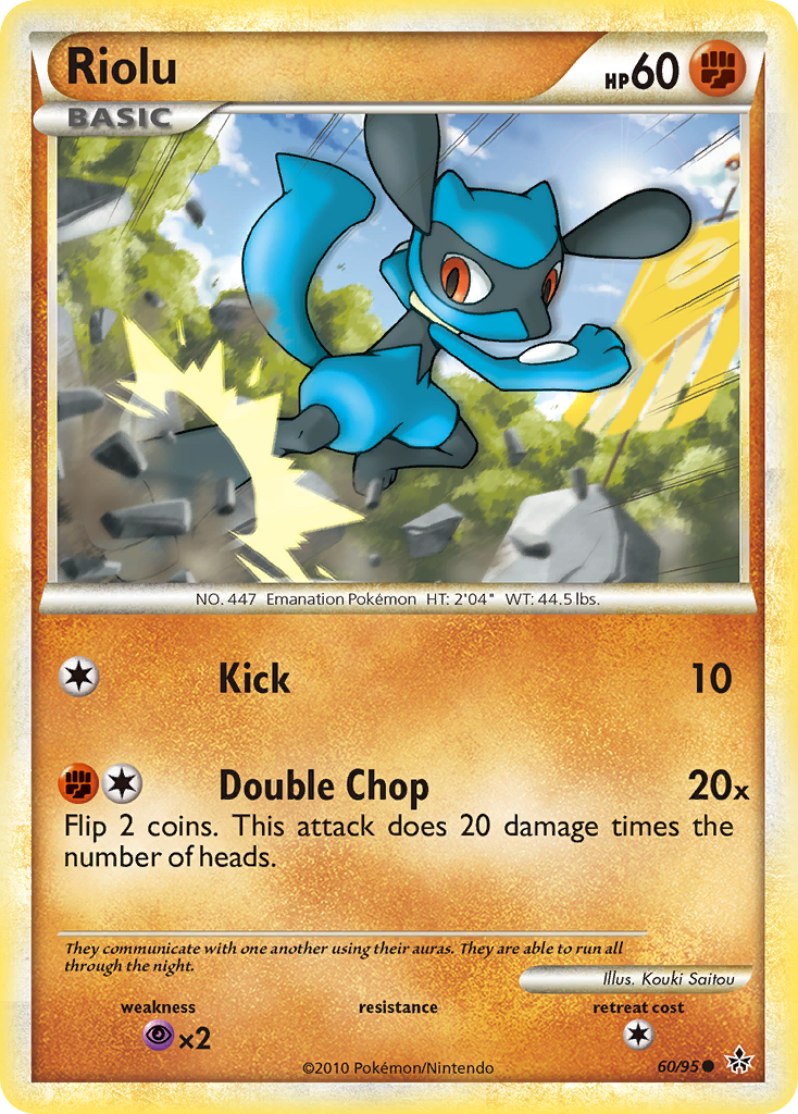 Riolu (60/95) [HeartGold & SoulSilver: Unleashed] | Good Games North