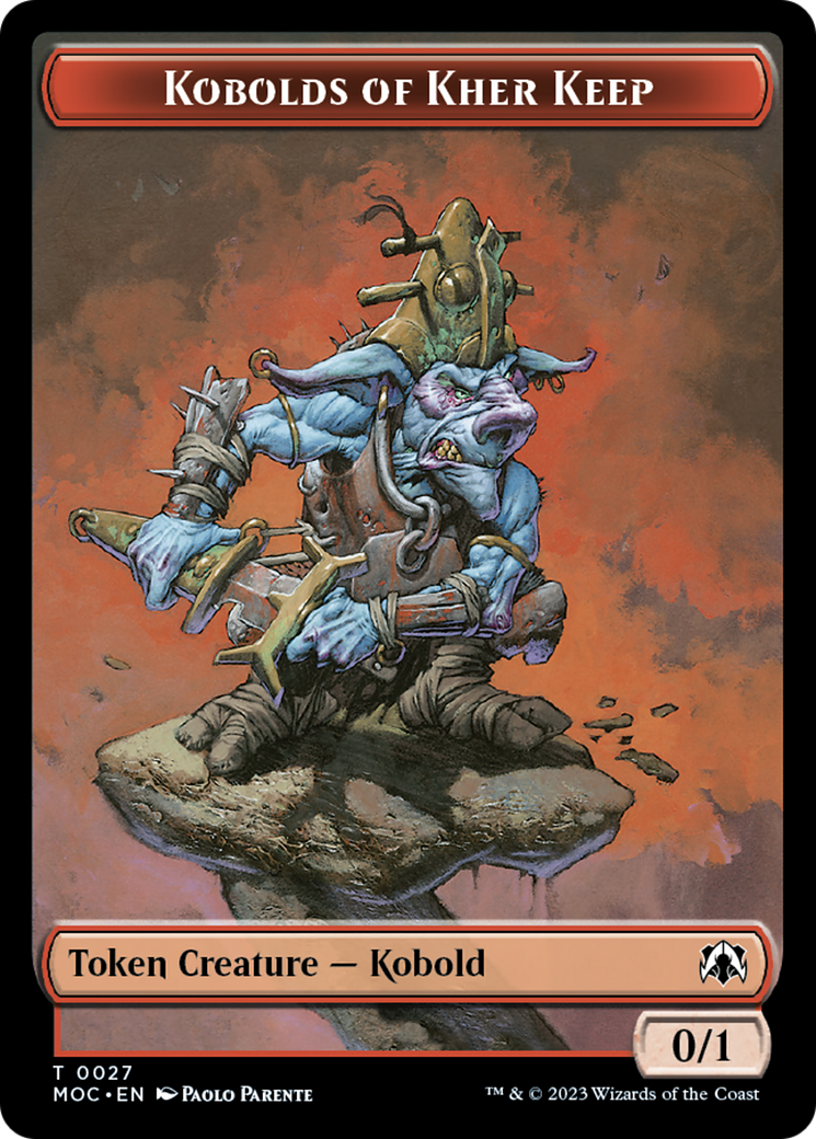 Bird // Kobolds of Kher Keep Double-Sided Token [March of the Machine Commander Tokens] | Good Games North