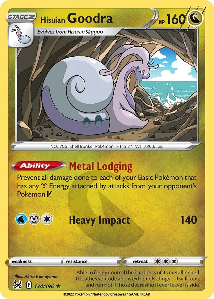 Hisuian Goodra (134/196) [Sword & Shield: Lost Origin] | Good Games North