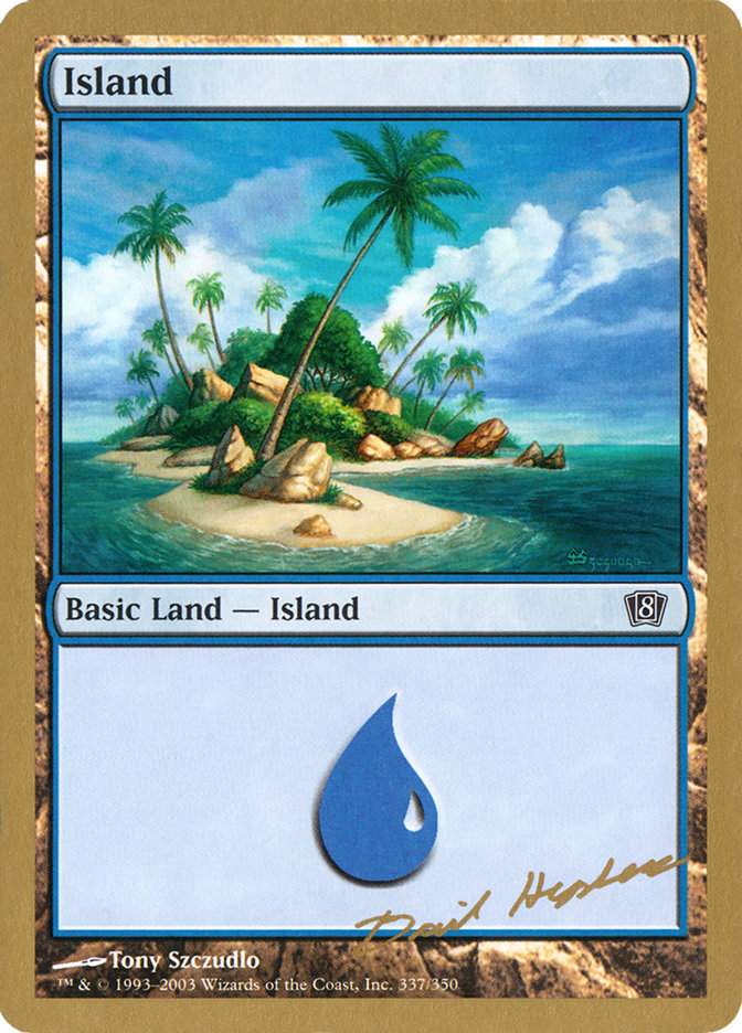 Island (dh337) (Dave Humpherys) [World Championship Decks 2003] | Good Games North
