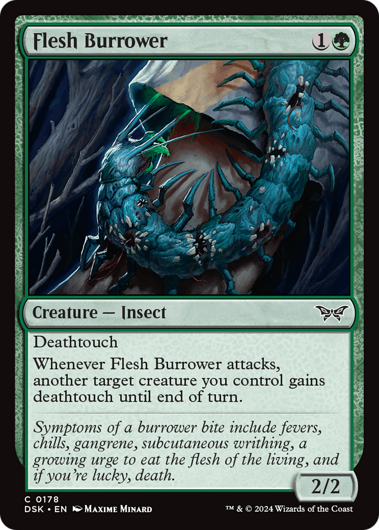 Flesh Burrower [Duskmourn: House of Horror] | Good Games North