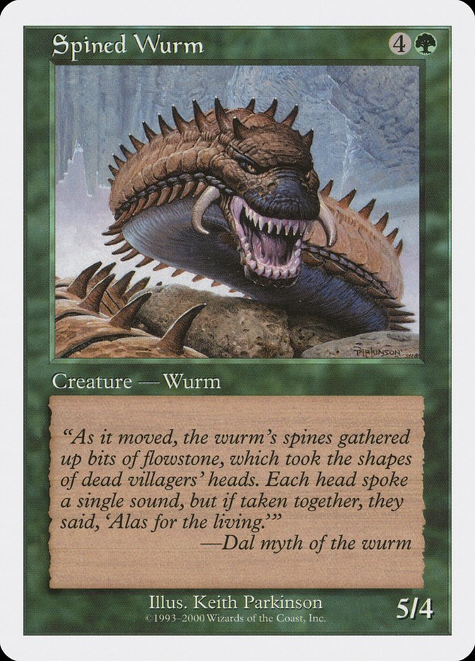 Spined Wurm [Media Promos] | Good Games North