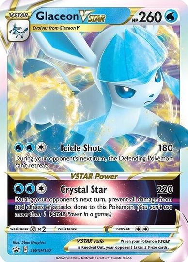 Glaceon VSTAR (SWSH197) [Sword & Shield: Black Star Promos] | Good Games North