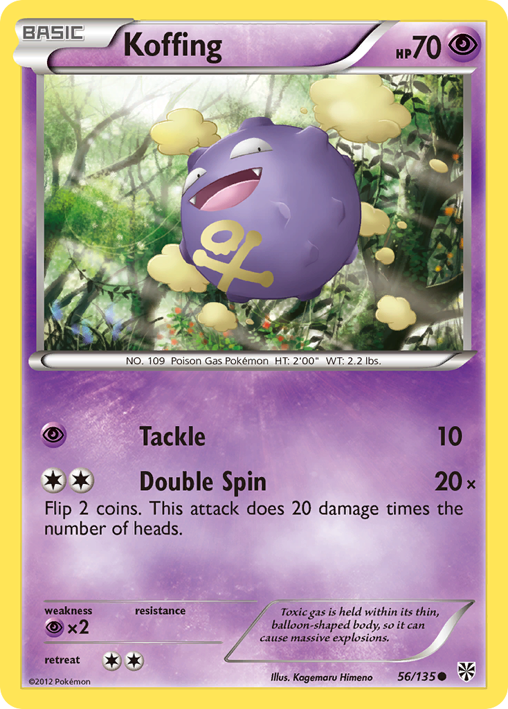 Koffing (56/135) [Black & White: Plasma Storm] | Good Games North