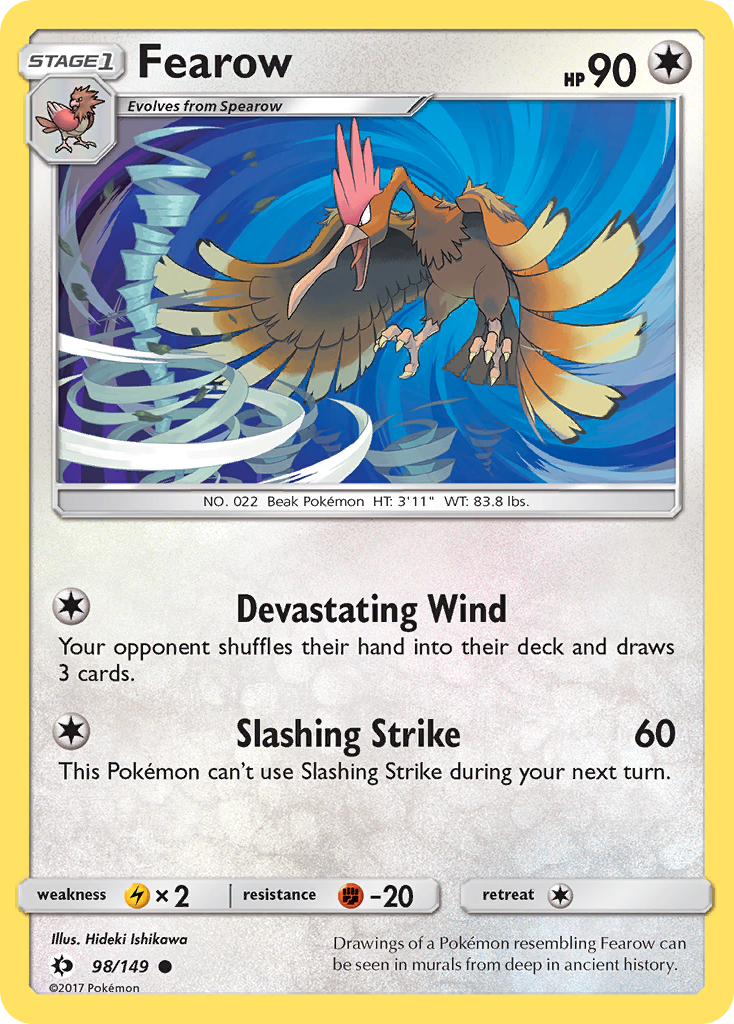 Fearow (98/149) [Sun & Moon: Base Set] | Good Games North