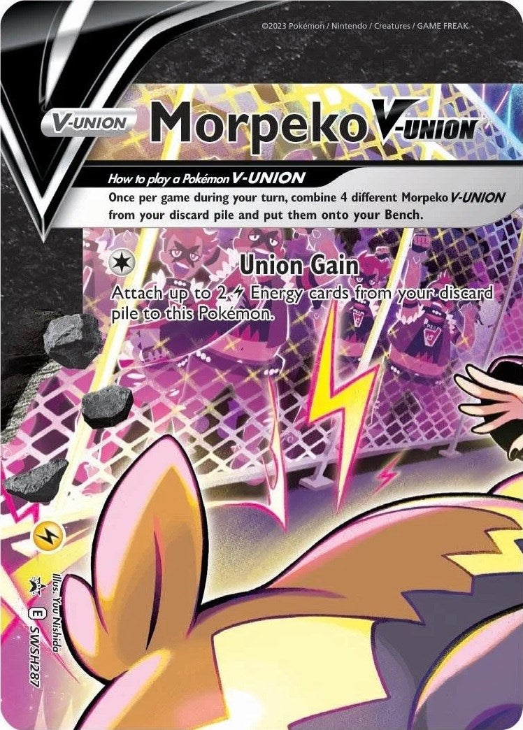 Morpeko V-Union (SWSH287) [Sword & Shield: Black Star Promos] | Good Games North