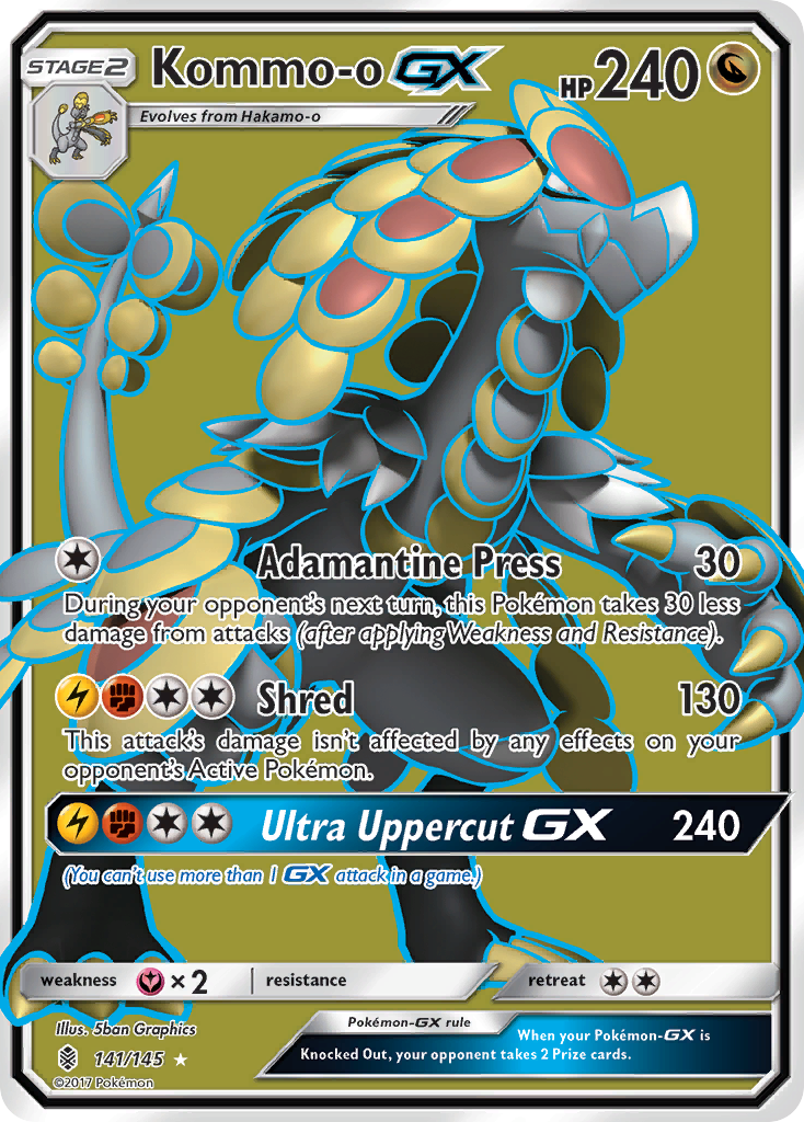 Kommo-o GX (141/145) [Sun & Moon: Guardians Rising] | Good Games North