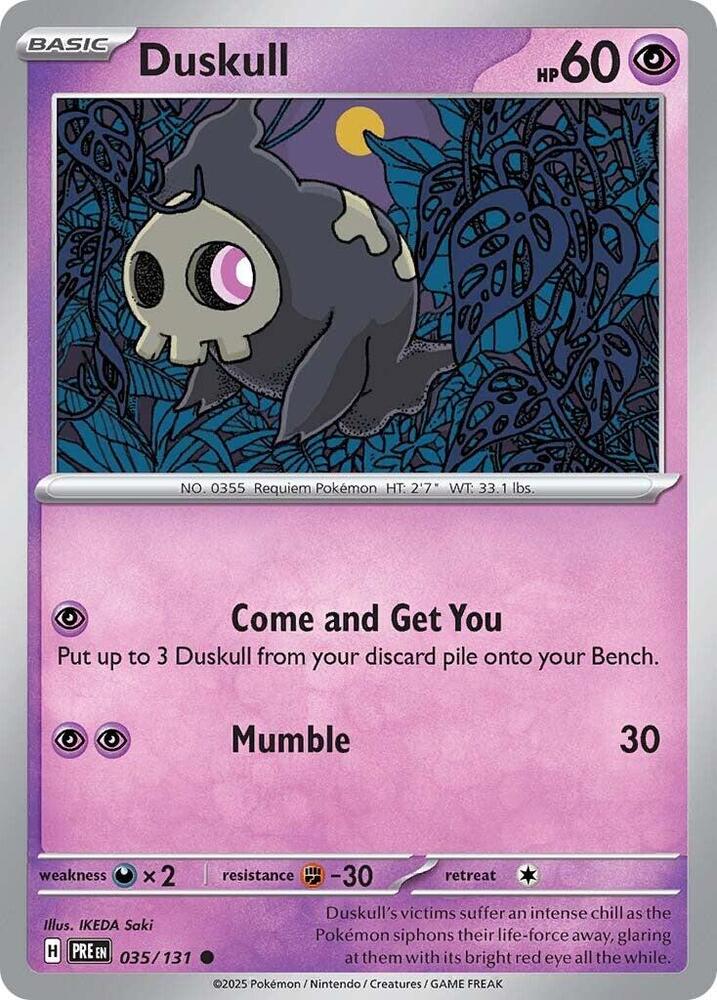 Duskull (035/131) [Scarlet & Violet: Prismatic Evolutions] | Good Games North