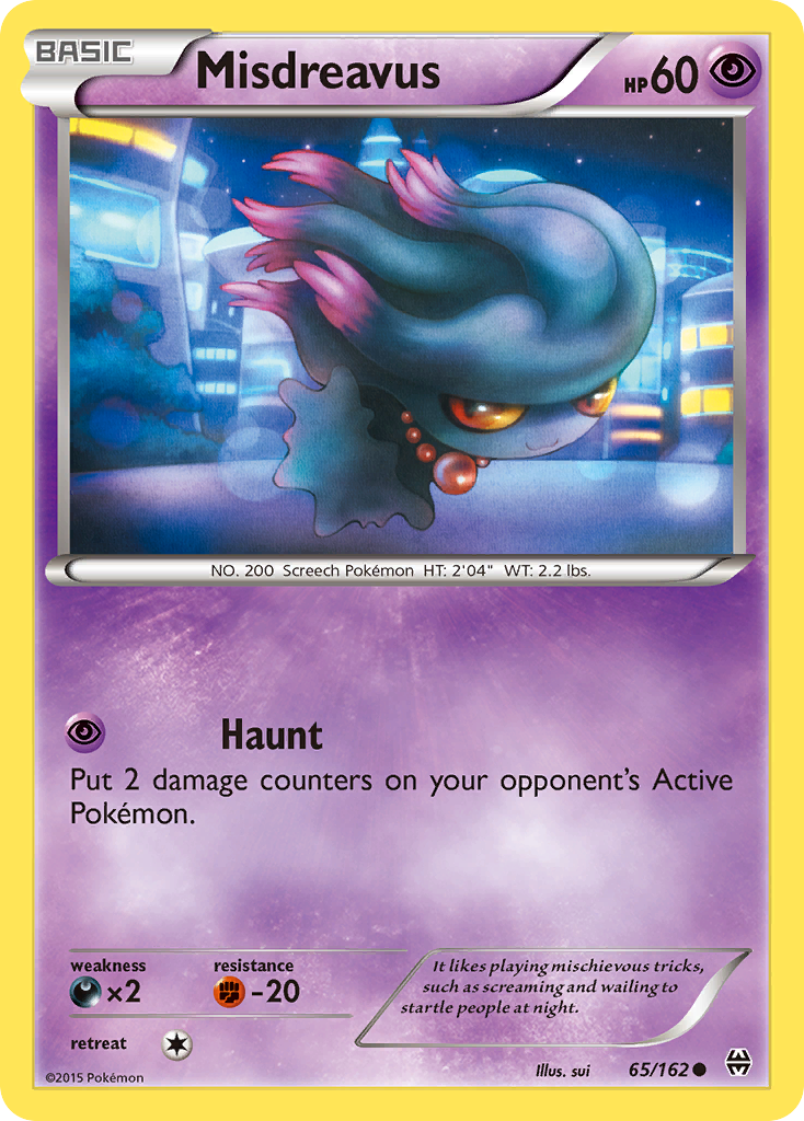 Misdreavus (65/162) [XY: BREAKthrough] | Good Games North