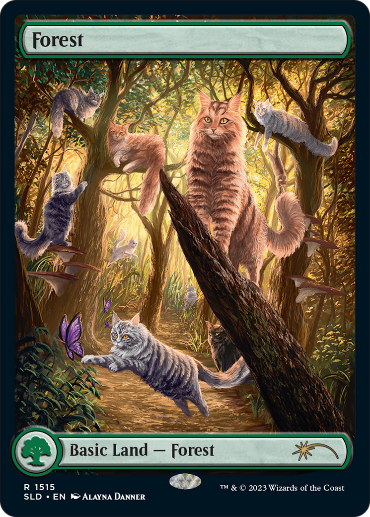 Forest (1515) [Secret Lair Commander Deck: Raining Cats and Dogs] | Good Games North