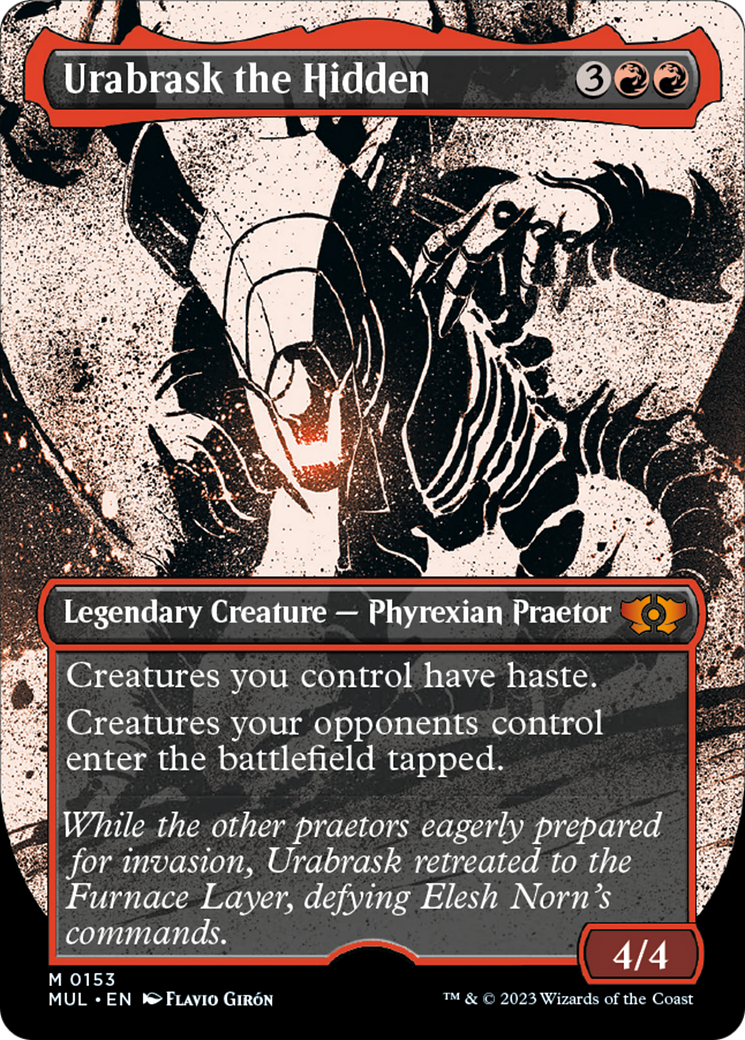 Urabrask the Hidden (Halo Foil) [Multiverse Legends] | Good Games North