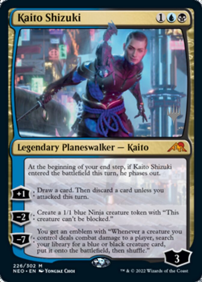 Kaito Shizuki (Promo Pack) [Kamigawa: Neon Dynasty Promos] | Good Games North