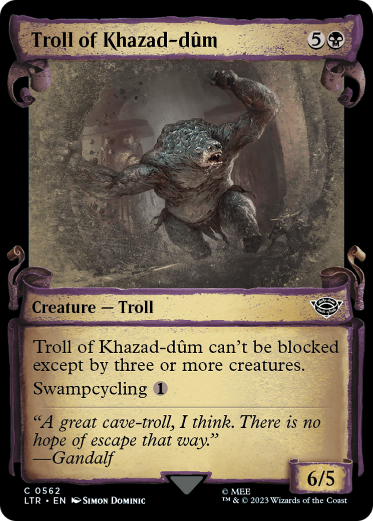 Troll of Khazad-dum [The Lord of the Rings: Tales of Middle-Earth Showcase Scrolls] | Good Games North