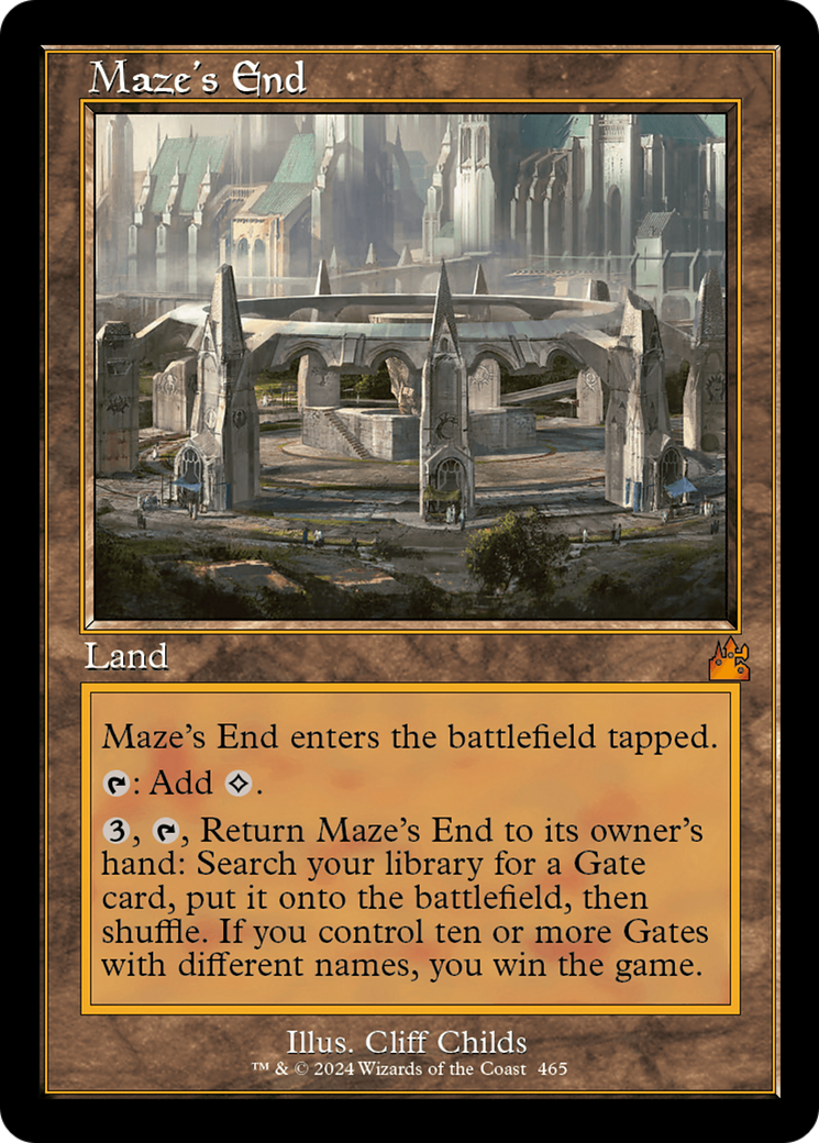 Maze's End (Retro Frame) [Ravnica Remastered] | Good Games North