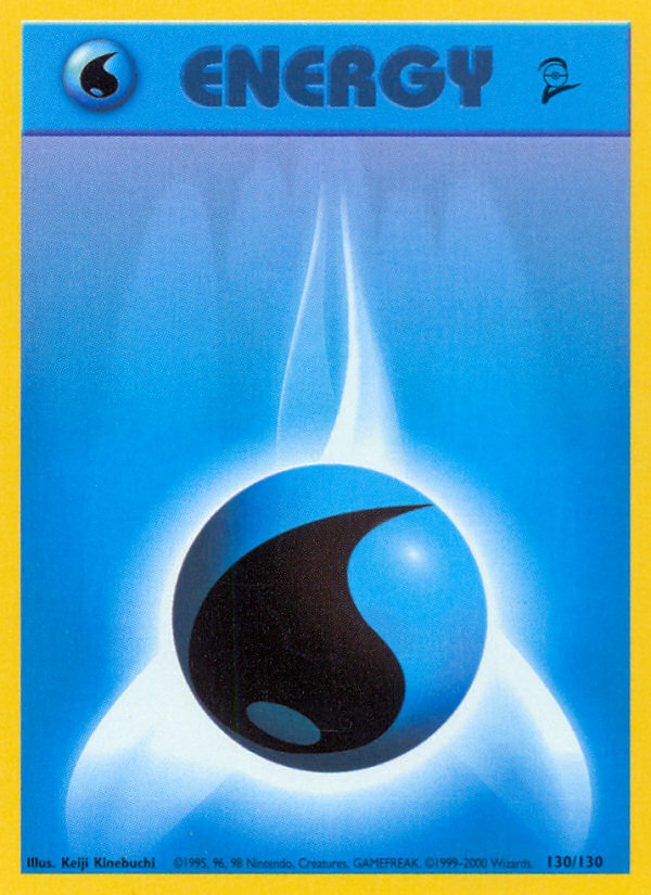 Water Energy (130/130) [Base Set 2] | Good Games North