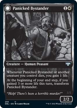 Panicked Bystander // Cackling Culprit [Innistrad: Double Feature] | Good Games North