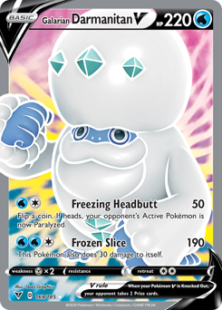 Galarian Darmanitan V (169/185) [Sword & Shield: Vivid Voltage] | Good Games North