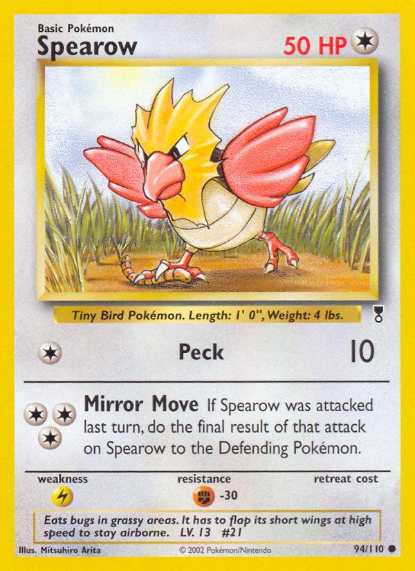 Spearow (94/110) [Legendary Collection] | Good Games North