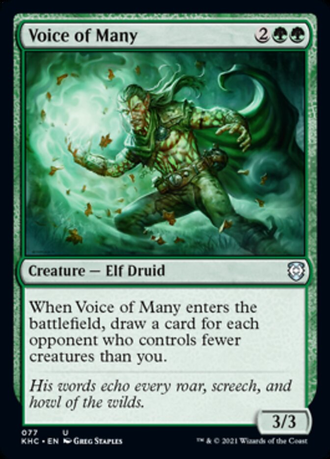 Voice of Many [Kaldheim Commander] | Good Games North