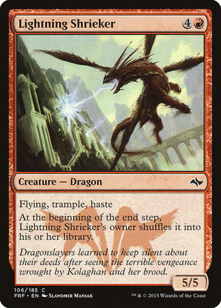Lightning Shrieker [Fate Reforged] | Good Games North