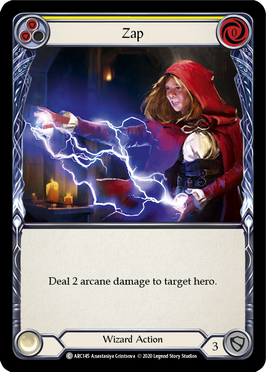 Zap (Yellow) [U-ARC145] Unlimited Rainbow Foil | Good Games North
