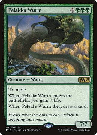 Pelakka Wurm [Core Set 2019] | Good Games North
