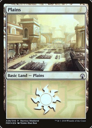 Plains - Boros (A08) [GRN Ravnica Weekend] | Good Games North