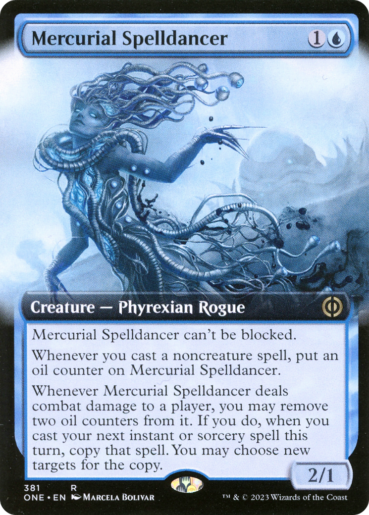 Mercurial Spelldancer (Extended Art) [Phyrexia: All Will Be One] | Good Games North