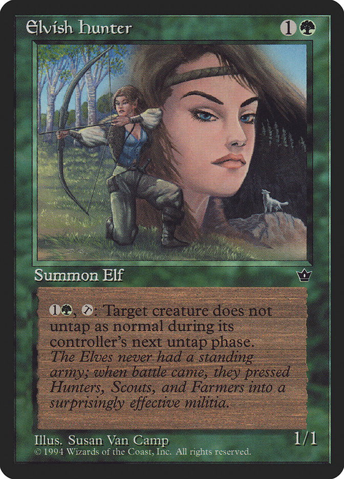 Elvish Hunter (Susan Van Camp) [Fallen Empires] | Good Games North