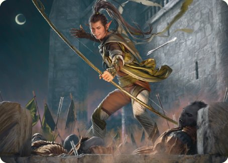 Legolas, Counter of Kills Art Card [The Lord of the Rings: Tales of Middle-earth Art Series] | Good Games North