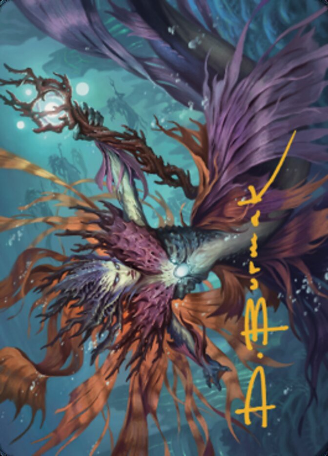 Vodalian Hexcatcher Art Card (Gold-Stamped Signature) [Dominaria United Art Series] | Good Games North