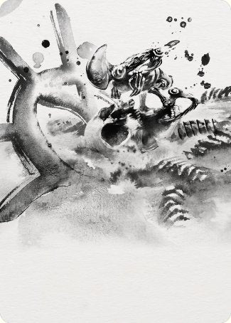 Myr Convert Art Card [Phyrexia: All Will Be One Art Series] | Good Games North