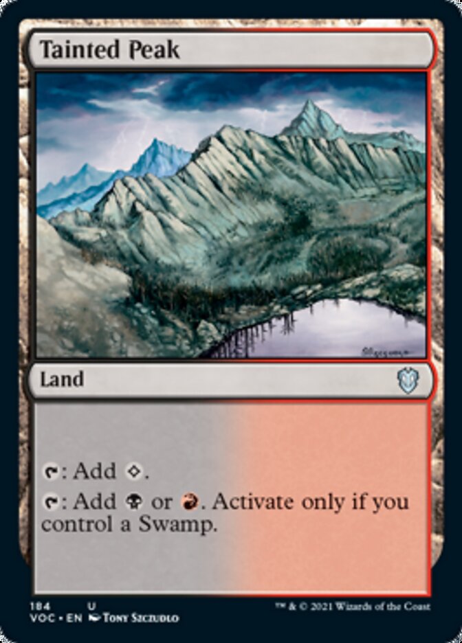 Tainted Peak [Innistrad: Crimson Vow Commander] | Good Games North
