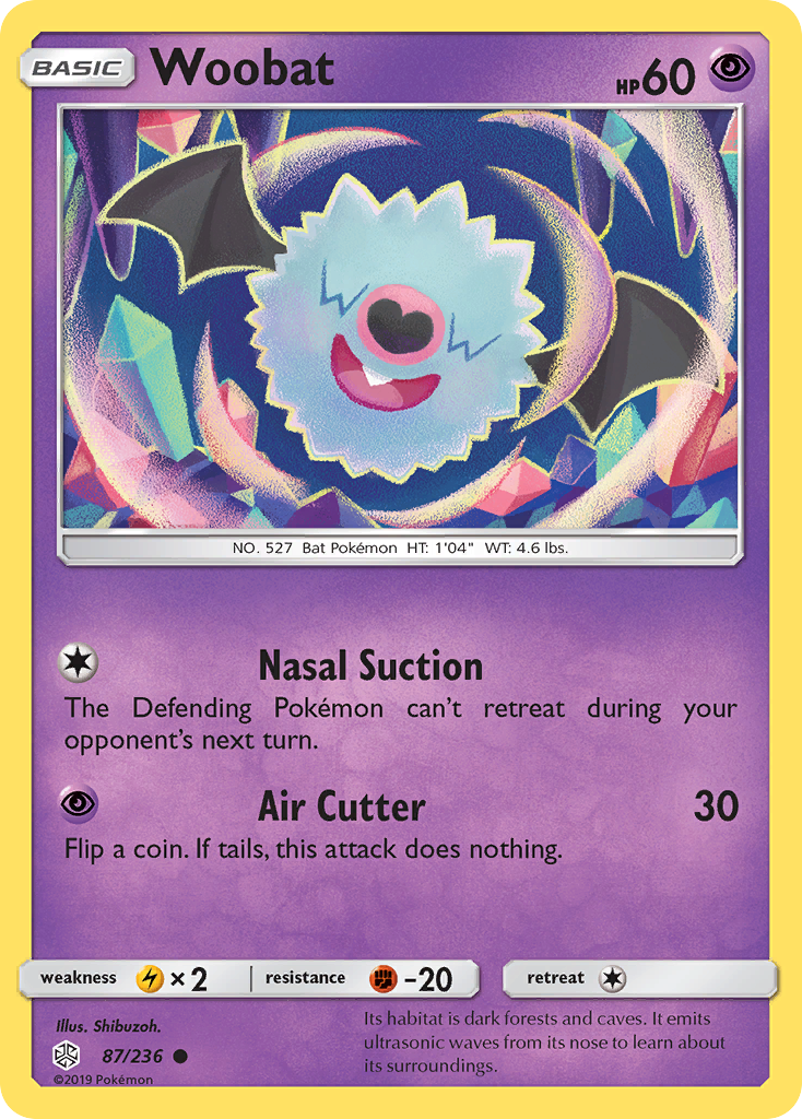 Woobat (87/236) [Sun & Moon: Cosmic Eclipse] | Good Games North