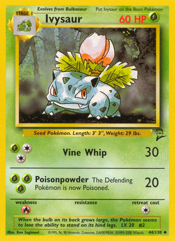 Ivysaur (44/130) [Base Set 2] | Good Games North
