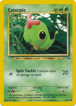 Caterpie (53/75) [Neo Discovery Unlimited] | Good Games North