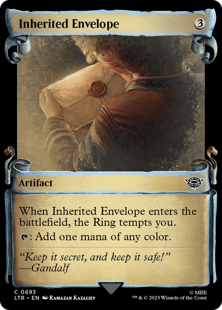 Inherited Envelope [The Lord of the Rings: Tales of Middle-Earth Showcase Scrolls] | Good Games North
