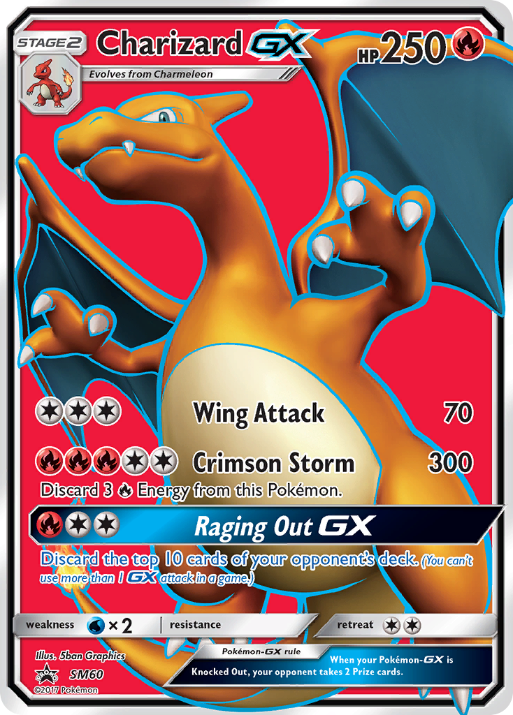 Charizard GX (SM60) [Sun & Moon: Black Star Promos] | Good Games North