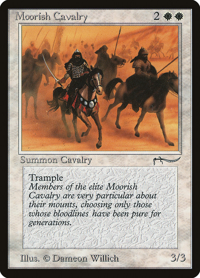 Moorish Cavalry (Light Mana Cost) [Arabian Nights] | Good Games North