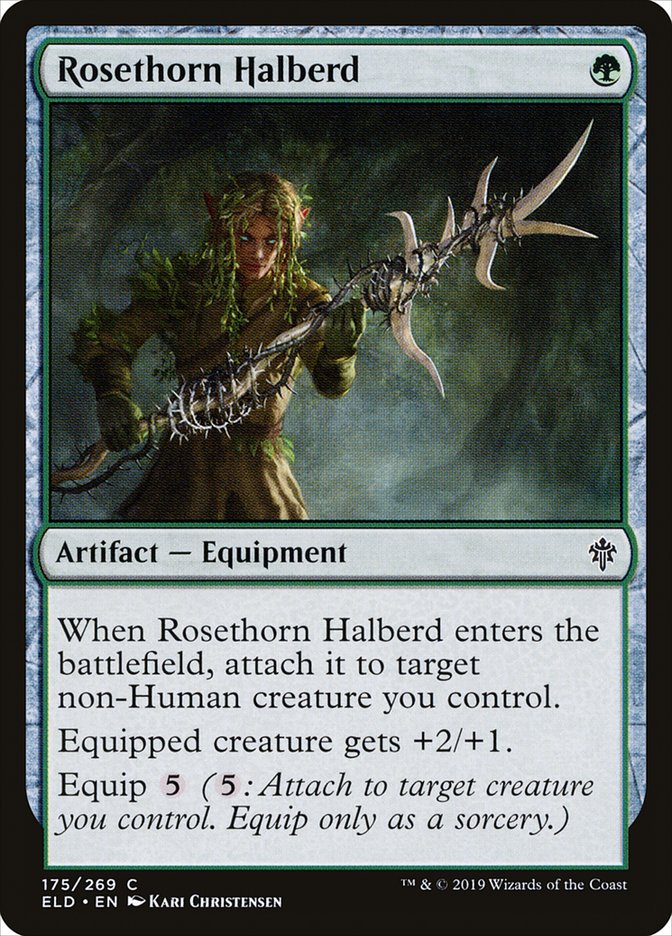 Rosethorn Halberd [Throne of Eldraine] | Good Games North