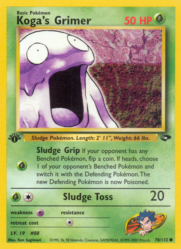 Koga's Grimer (78/132) [Gym Challenge 1st Edition] | Good Games North