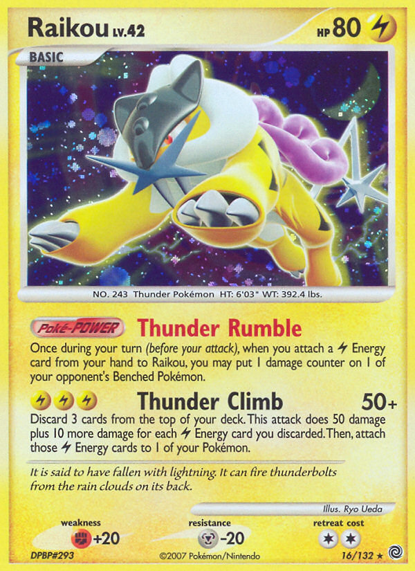 Raikou (16/132) [Diamond & Pearl: Secret Wonders] | Good Games North